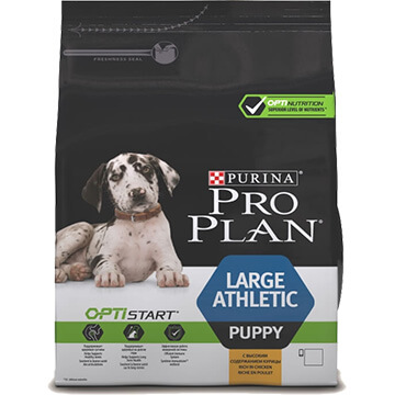 Корм сухой Pro Plan для щенков  крупных пород с атлетическим телосложением, с высоким содержанием ку в Зоомагазин "Природа"
