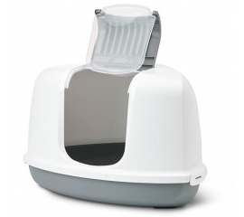 Туалет SAVIC, Nestor Corner, 58,5x45,5x40см, белый-серый в Зоомагазин "Природа"