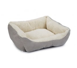 Лежанка "MOGINА" серая 45х37х18см в Зоомагазин "Природа"