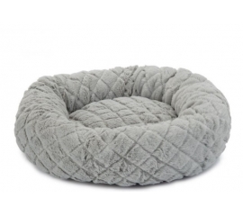 Лежанка плюшевая Levisa, серая 48*37*18см в Зоомагазин "Природа"