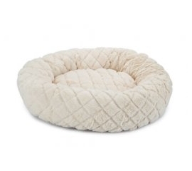 Лежанка плюшевая Levisa, бежевая 48*37*18см в Зоомагазин "Природа"