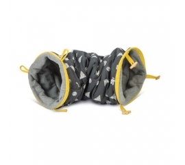 Игровой туннель для кошек "Doju"сер.75*25*25см в Зоомагазин "Природа"