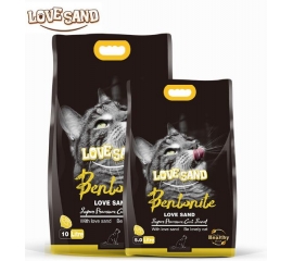 5 л. Наполнитель  для туалета LOVE SAND Лимон в Зоомагазин "Природа"