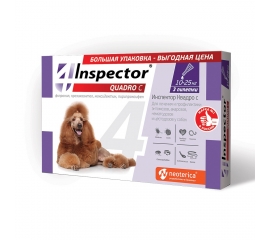 Inspector Quadro Капли для собак 10-25 кг в Зоомагазин "Природа"