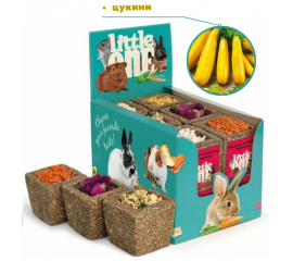 Little One (цукини) Корзинка из луговых трав, ассорти  65 г /Лакомство для всех видов грызунов и кроликов в Зоомагазин "Природа"
