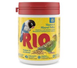 RIO Витаминно-минеральные гранулы для волнистых и средних попугаев, 120 г в Зоомагазин "Природа"
