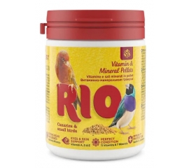 RIO Витаминно-минеральные гранулы для канареек и других мелких птиц  /Добавка для птиц способствует укреплению иммунитета у мелких птиц, 120 г в Зоомагазин "Природа"