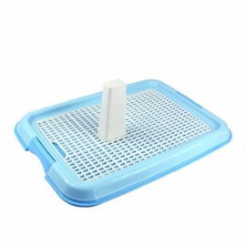 Туалет для cобак со столбиком, 65х55х5 см в Зоомагазин "Природа"