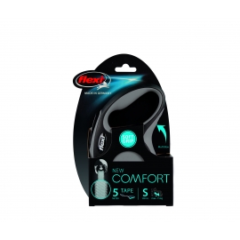 Рулетка Flexi New Comfort S трос 5 м. серая, шт в Зоомагазин "Природа"