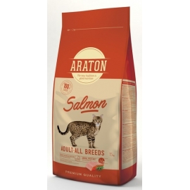 Сухой корм пpемиум Araton cat adult Salmon д/к с лососем 15 кг в Зоомагазин "Природа"