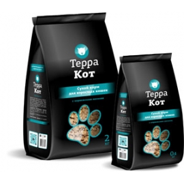 Сухой корм Терра Кот д/к с норвежским лососем 10 кг в Зоомагазин "Природа"