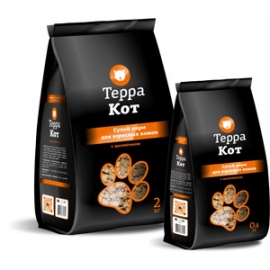 Сухой корм Терра Кот д/к с цыпленком 10 кг в Зоомагазин "Природа"