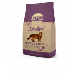 Сухой корм пpемиум Araton Sterilization д/к после стериализации 15 кг в Зоомагазин "Природа"