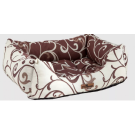 Лежанка "Пухлик" №1 для животных, Темный шоколад в Зоомагазин "Природа"