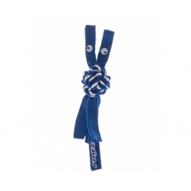 Rogz  игрушка д/с канатная с пищалкой Cowboyz голубая  узел 6,4 см, длина 31с в Зоомагазин "Природа"