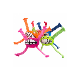 Rogz  игрушка д/с с пищалкой "Зубы" Grinz Flossy  оранжевый 21см в Зоомагазин "Природа"