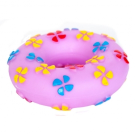 Игрушка "Кольцо резиновое с пищалкой" большое 11*3.5 см. в Зоомагазин "Природа"