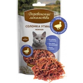 Соломка утиная нежная "Деревенские лакомства"для кошек, 45г. в Зоомагазин "Природа"