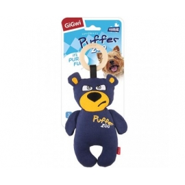 Игрушка "GiGwi" для собак  PUFFER ZOO "Медведь с пищалкой" 26 см. в Зоомагазин "Природа"
