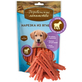 Нарезка из ягненка "Деревенские лакомства" для щенков, 90г в Зоомагазин "Природа"