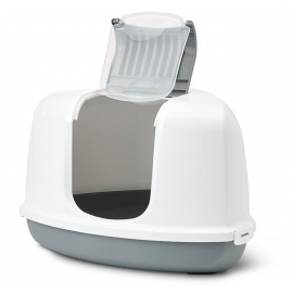 Туалет SAVIC, Nestor Corner, 58,5x45,5x40см, белый-серый в Зоомагазин "Природа"