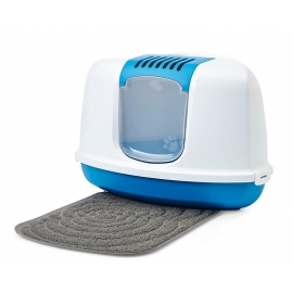 Туалет SAVIC, Nestor Corner, 58,5x45,5x40см, белый-синий в Зоомагазин "Природа"