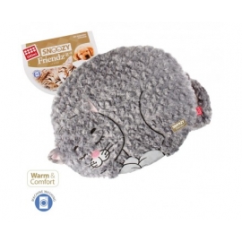 Лежак "GiGwi" для кошек и собак "Кошка", 57cм,серый в Зоомагазин "Природа"