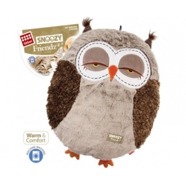 Лежак "GiGwi" для кошек и собак "Сова", 57cм, коричневый/бежевый в Зоомагазин "Природа"