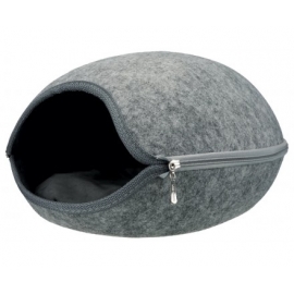 Пещера-лежак "TRIXIE",  "Luna", войлок, 40*24*46 см, светло-серый в Зоомагазин "Природа"