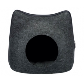 Домик "TRIXIE",  "Cat", войлок, 38*35*37 см, антрацит в Зоомагазин "Природа"