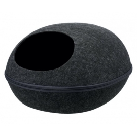 Пещера-лежак "TRIXIE",  "Liva", войлок, 40*24*47 см, антрацит в Зоомагазин "Природа"