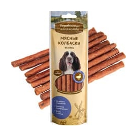 Мясные колбаски из утки "Деревенские лакомства", 7 колбасок, 45г. в Зоомагазин "Природа"