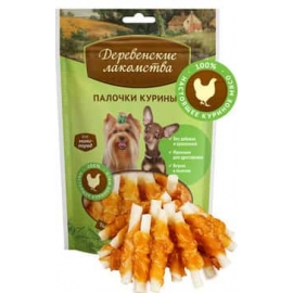 Палочки куриные "Деревенские лакомства" для мини-пород, 55г. в Зоомагазин "Природа"