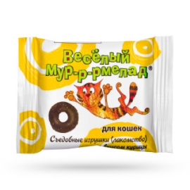 Лакомство для кошек "Веселый Мур-р-рмелад" с курицей,6г в Зоомагазин "Природа"