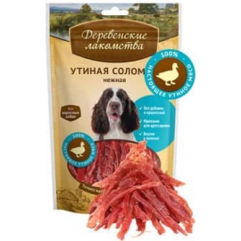 Утиная соломка нежная "Деревенские лакомства" 90г. в Зоомагазин "Природа"