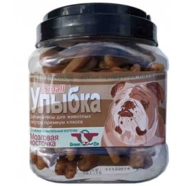 Лакомства "Green Qzin", для собак, УЛЫБКА SMALL, мелкие жевательные косточки, 750 гр в Зоомагазин "Природа"