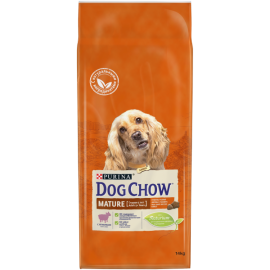 Корм сухой Dog Chow для собак старшего возраста, с ягненком, 14 кг в Зоомагазин "Природа"