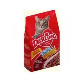 Корм сухой Darling для  кошек, с мясом по-домашнему и овощами, 300гр в Зоомагазин "Природа"