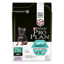 Корм сухой Pro Plan Puppy Small & Mini Opti Digest Grain Free беззерновой корм для щенков малых и ми в Зоомагазин "Природа"