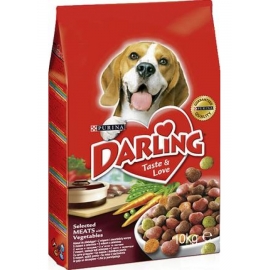 Корм сухой Darling с мясом и овощами для взрослых собак, 10 кг в Зоомагазин "Природа"