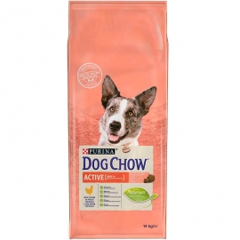 Корм сухой  Dog Chow дляактивных собак, с курицей, 14 кг в Зоомагазин "Природа"