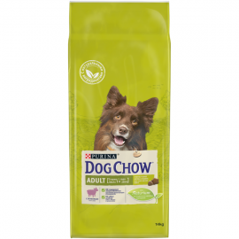 Корм сухой Dog Chow  для взрослых собак, с ягненком, 14 кг в Зоомагазин "Природа"