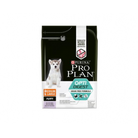 Корм сухой Pro Plan Puppy Medium & Large Opti Digest Grain Free беззерновой корм для щенков средних в Зоомагазин "Природа"