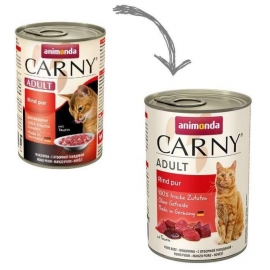 Влажный корм Карни для кошек, говядина, 800г в Зоомагазин "Природа"