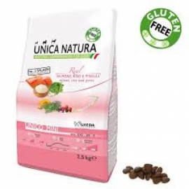 Корм Unica Natura для собак мелких пород, сёмга, рис,горох,2,5кг в Зоомагазин "Природа"