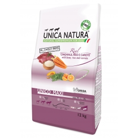 Корм Unica Natura для собак крупных пород, кабан,рис,морковь,12кг в Зоомагазин "Природа"