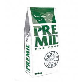 Корм Premil Premium Maxi Basic  с курицей и говядиной для собак с нормальными физическими нагрузками в Зоомагазин "Природа"