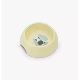 Миска для щенков "Filo" желтая 14*14*4,5см в Зоомагазин "Природа"