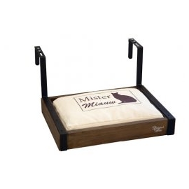 710246 Лежанка деревянная подвесная WULA 40*30*18см в Зоомагазин "Природа"