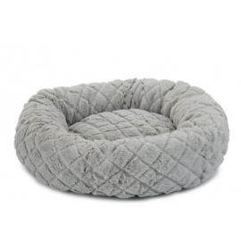 Лежанка плюшевая Levisa, серая 48*37*18см в Зоомагазин "Природа"